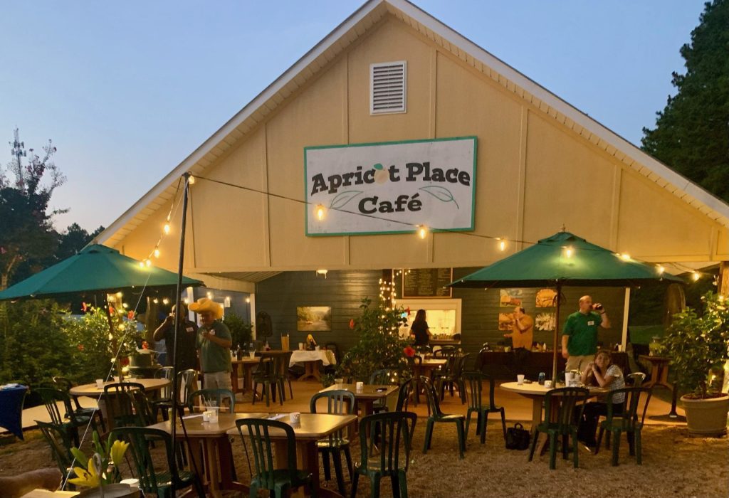 Evening at the Apricot Place Cafe